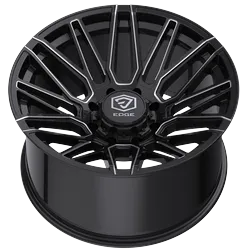 EDGE OFF ROAD 306BM 20X10 GLOSS BLACK W/MILLED ACCENTS